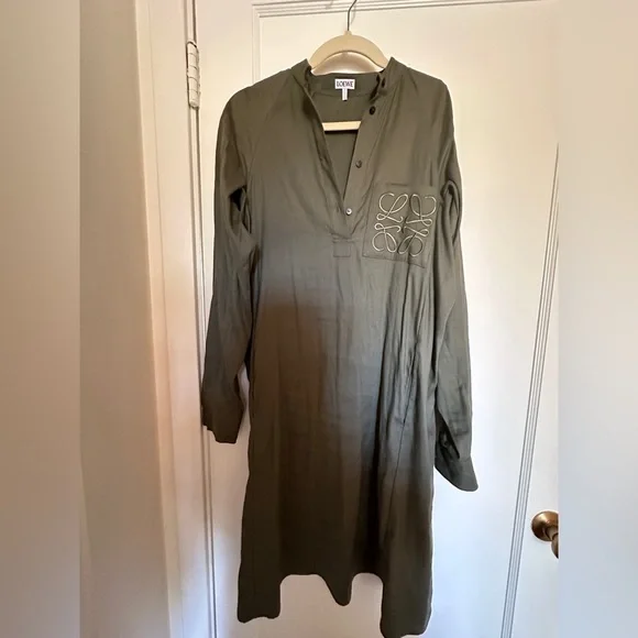 loewe grey dress LOEWE POLO DRESS COLD GREY